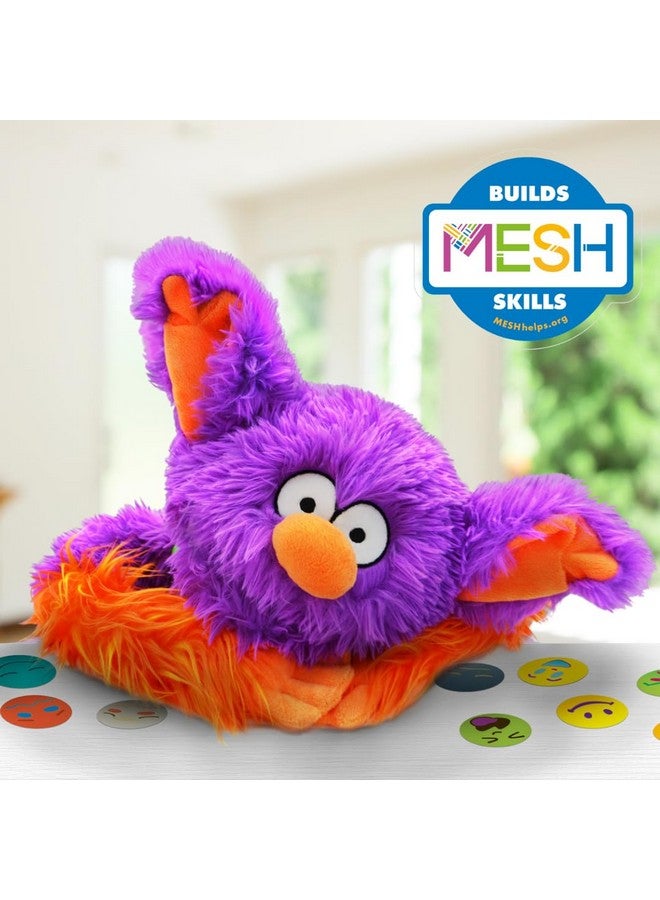 Roylco Interactive Edgar an Emotion Puppet Kit, Super-Soft and Snuggly Social Emotional Learning Therapy Puppet with 12 Emotion Face Circles - Image 2