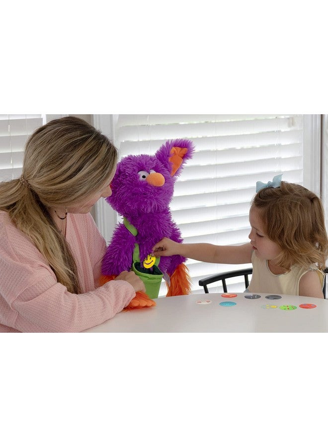 Roylco Interactive Edgar an Emotion Puppet Kit, Super-Soft and Snuggly Social Emotional Learning Therapy Puppet with 12 Emotion Face Circles - Image 5