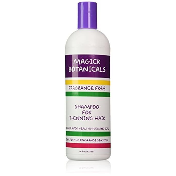 magick botanicals Shampoo for Thinning Hair, Fragrance Free, 16 Ounce - Image 1