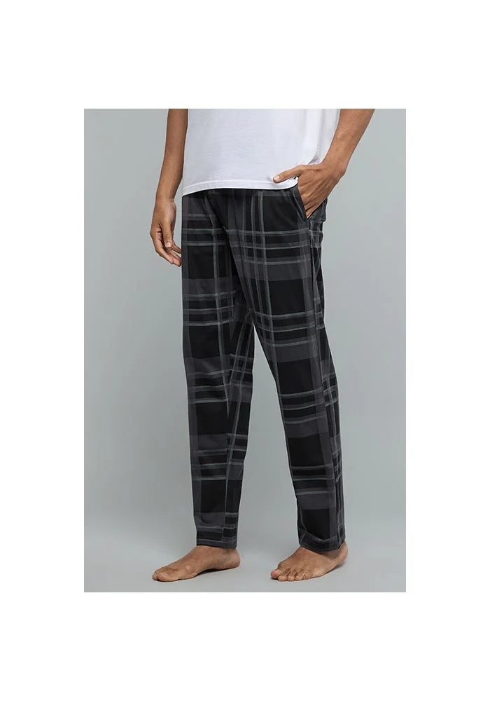 R&b  Plaid Lounge Pants with Drawstring Waist for Men | Best Price UAE