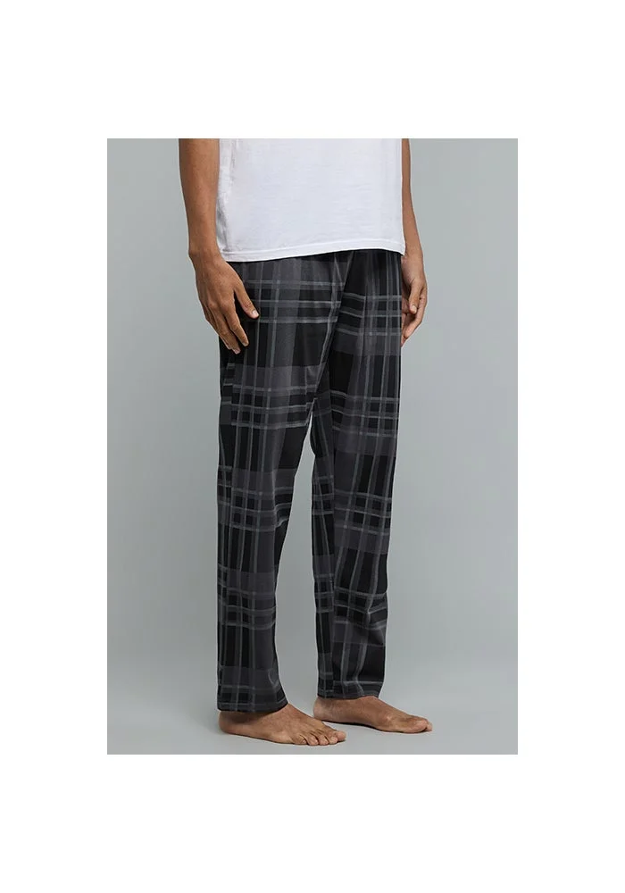 R&b  Plaid Lounge Pants with Drawstring Waist for Men | Best Price UAE