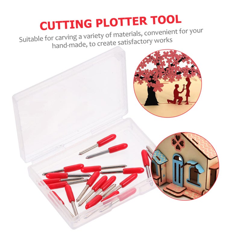 Tungsten Cutting Blades 20pcs Red Precision For Lettering Cutters And Plotter Tools - Image 4