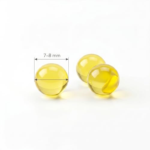 Verat 1 Packet Gel Water Balls/Water Beads/Refill Water Bead/Gel Blaster Ammo/Water Balls for Gun/Gel Balls for Kids/Gel Blaster Balls in Bottle/7-8mm Non-Toxic Water Beads Gel Guns(10000 Yellow) - Image 2