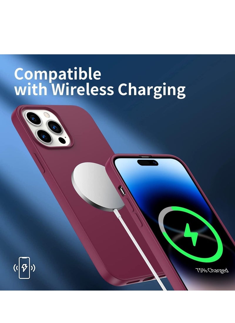 IAF Silicone Protective Case Compatible with iPhone 14 Pro Max Soft Liquid Gel Rubber Cover Shockproof Bumper Anti-Scratch Anti-Fingerprint Anti-Drop Slim Cover for iPhone (for iPhone 14 Pro Max) - Image 5