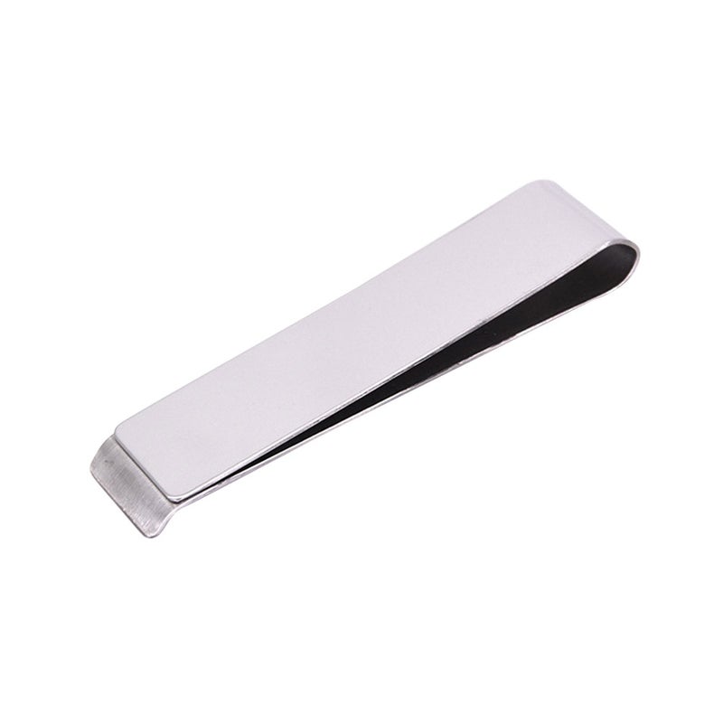 Stainless Steel Money Clip Classic Slim Cash Wallet Note Clip Credit Card Holder - Image 1