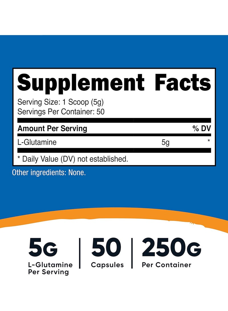 مسحوق إل-جلوتامين 8.9 أونصة. 250 جرام - Image 2