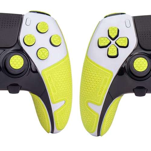 TALONGAMES Controller Grip Tapes Compatible with PS5 DualSense Edge, Ultra Version Anti Slip Tape, Sweat Absorbent, Skin kit, Compatible with PlayStation 5 Edge Grips, Buttons, Trigge, D-pad Neon - Image 4