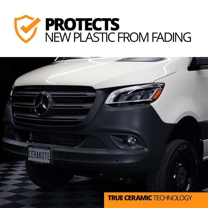 Cerakote Rapid Ceramic Plastic Restorer and Protectant - 50 Wash Rating - Protects New Trim - Restores Faded Plastic - Non-Greasy Finish - Ceramic Spray Coating for Cars and Trucks - Image 4