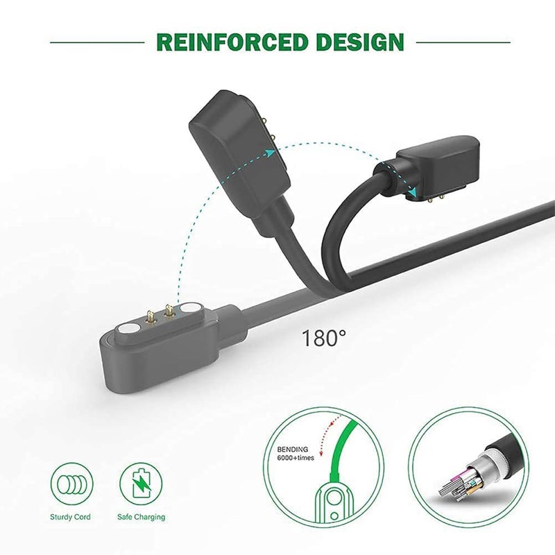 Transparent body Lamshaw Compatible with Atari 2600 Smartwatch Charger, Replacement Charging Cable Compatible with Atari 2600 Smartwatch (Black, Type A) Wide daily application Permanent & temporary usable Stable inert material Easy daily handling design Advanced compact design One piece build Global standard quality KSA market compliant quality Classic design alternatives Good ventilation Cross product compatible Simplified versatile design Local & cross border ship compatible Elegant practical design Ready varied options Storage transit efficiency build All storage space compatible Diverse application fit Trendy natural assorted colors Precision processed material Different assemble options Transit damage prevent build Easy assemble alternatives Multi-purpose fine material - Image 4