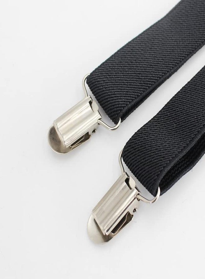 CLOTHERA Suspender and Bow Tie Set with Matched Hat for Kids 1yrs to 3yrs- Black - Image 5