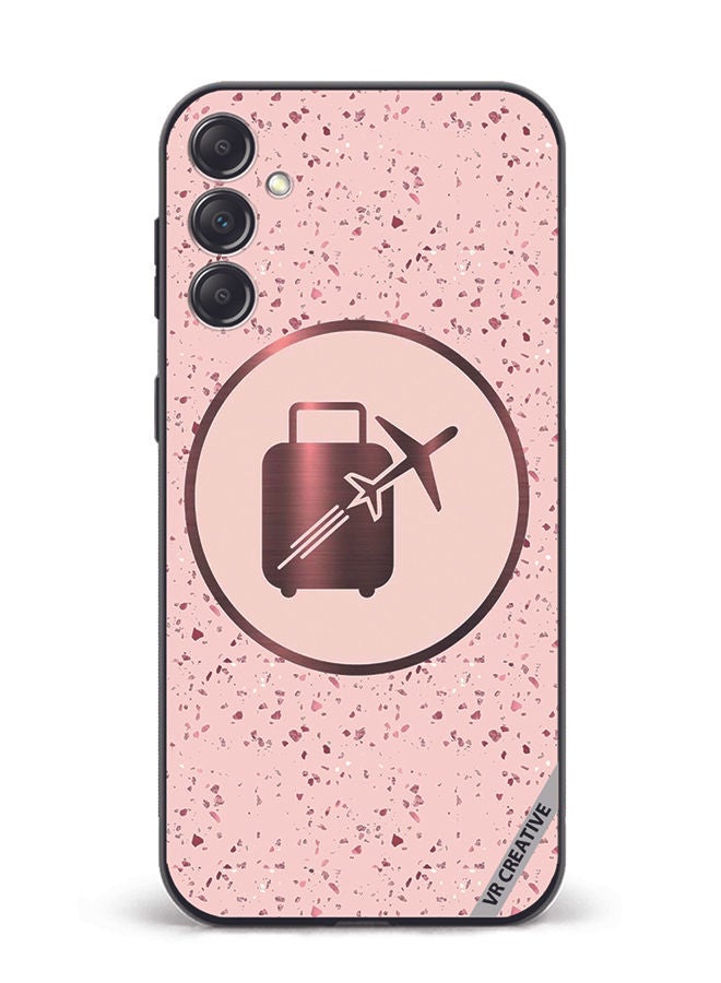 VR CREATIVE Protective Case Cover For Samsung Galaxy A34 Travel Design Multicolour - Image 1