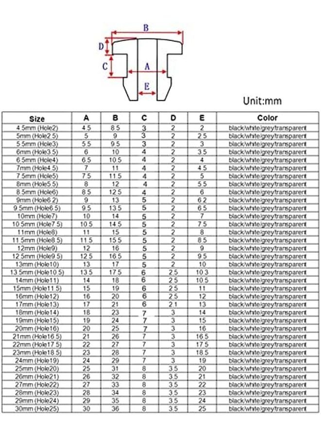 Black Silicone Rubber Grommet Plug 28mm Hole 23mm 2Pcs Snap On Threading Coil Wiring Protect Bush - Image 5