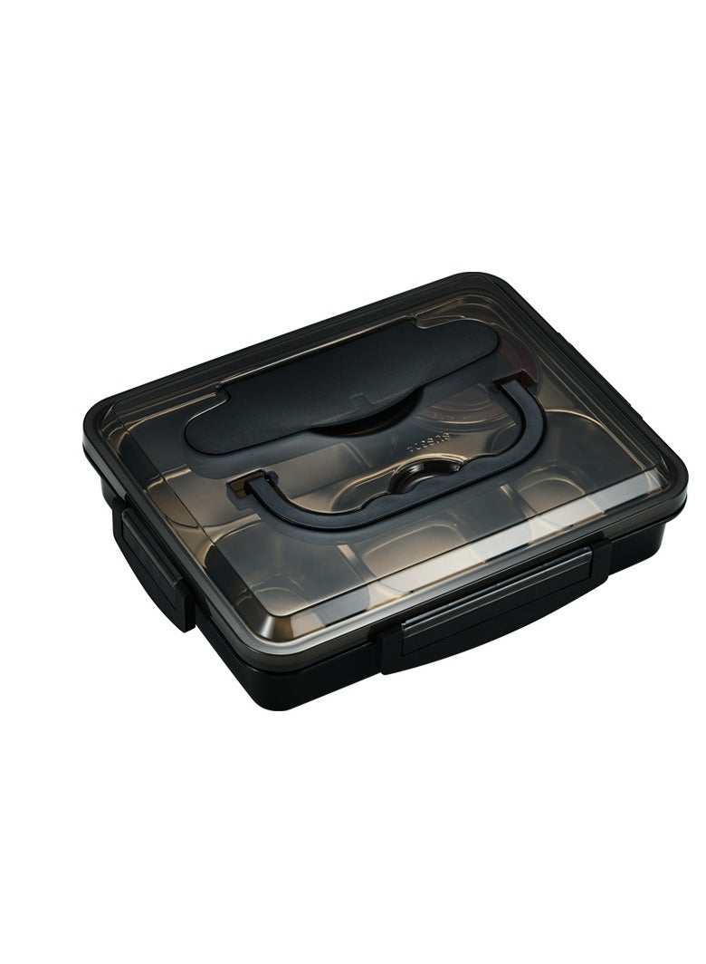 Y&D Portable 5 Compartment Built In Tableware And Bento Box  - Image 1