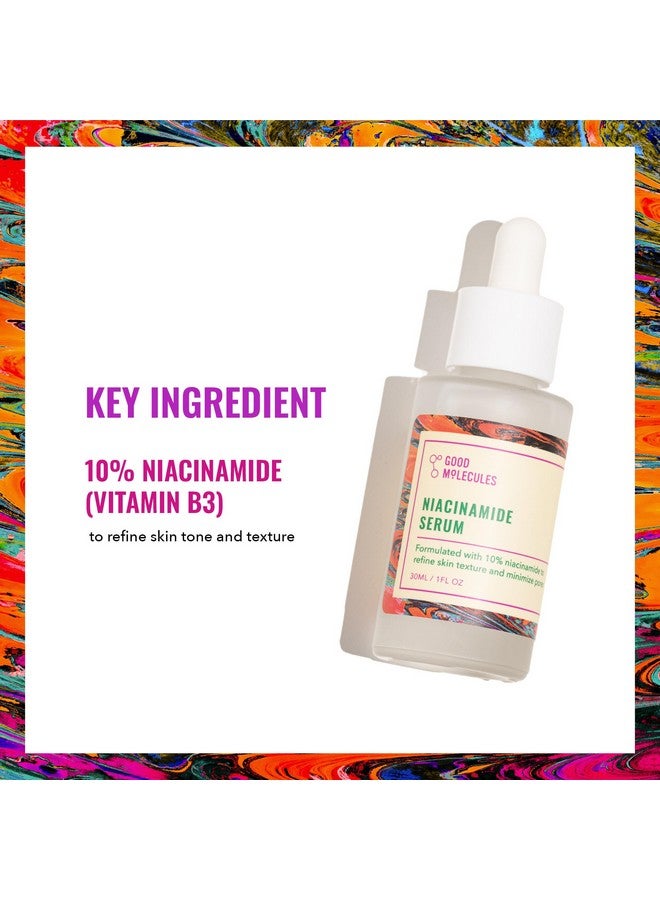 سيروم نياسيناميد من جود موليكلز - سيروم للوجه متوازن غني بفيتامين B3 بنسبة 10% من النياسيناميد لعلاج حب الشباب وتوحيد لون البشرة وملمسها - عناية ببشرة الوجه لتفتيحها وترطيبها - Image 3