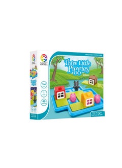 SmartGames SmartGames Three Little Piggies - Deluxe Cognitive Skill-Building Puzzle Game featuring 48 Playful Challenges for Ages 3+  - Image 2