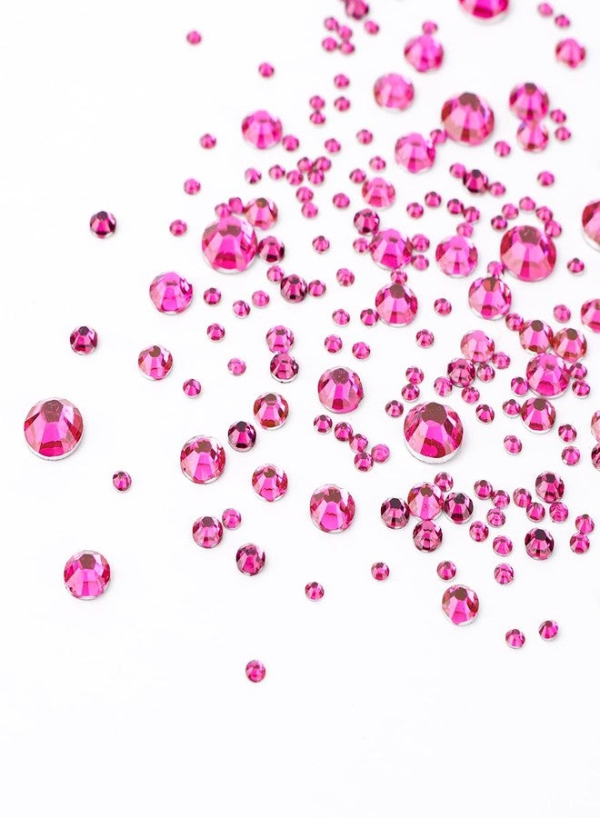 Canvalite 2784PCS Rhinestones Flat Back Gems, Nail Rhinestones Nail Art Gems with Pick Up Tweezers and Rhinestone Picker Dotting Pen, Nail Art Tools for Nails, Clothes, Face, Craft - Image 4