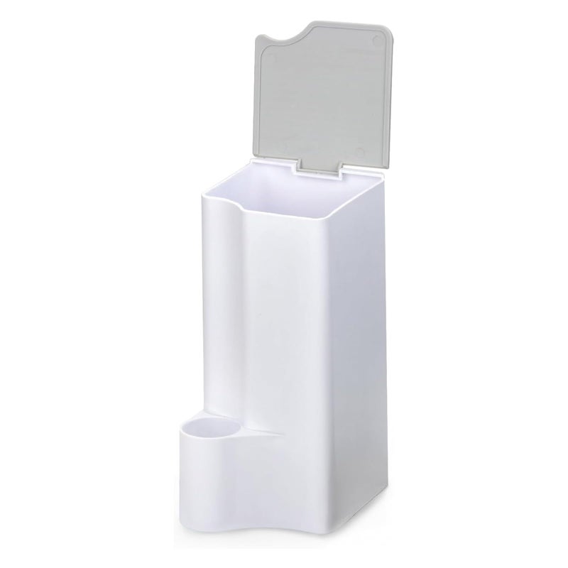 TEITEAI Holder for Clorox Toilet Wand, Compatible with Clorox Toilet Wand Holder only, White & Gray - Image 1