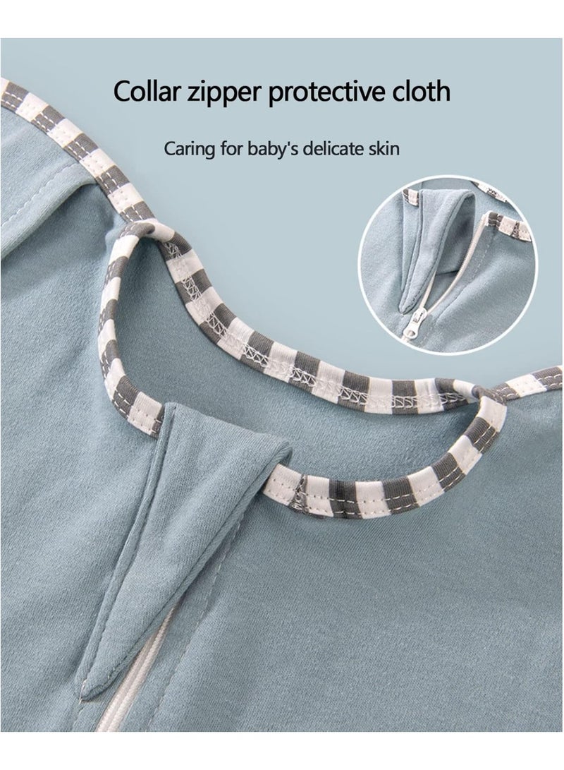 AGREON 60 x 35cm Baby Swaddle Wrap, Baby Sleeping Bag, Infant Sleep Sack with Arms, Newborn Swaddle Blanket Wrap 2 Way Zipper Unisex for 0-3 Months Baby - Image 3