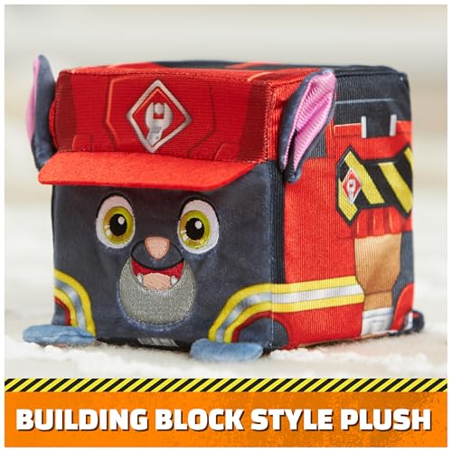 Rubble & Crew Rubble Crew Stuffed Animals Charger 4Inch CubeShaped Plush Toy for Kids Ages 3 and Up - Image 5