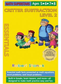 Math Superstars Subtraction Level 2, Library Hardcover Edition: Essential Math Facts for Ages 5 - 8  - Image 1