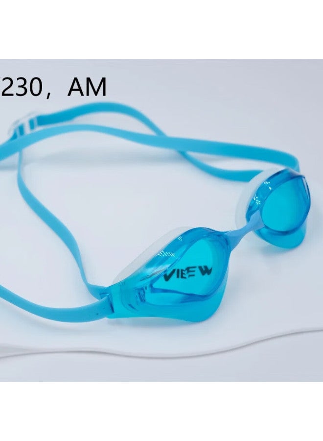 View Imported Swimming Goggles Anti-fog High Definition Professional Racing Compeion Jd Self-operated Flagship Store V230 - Image 4