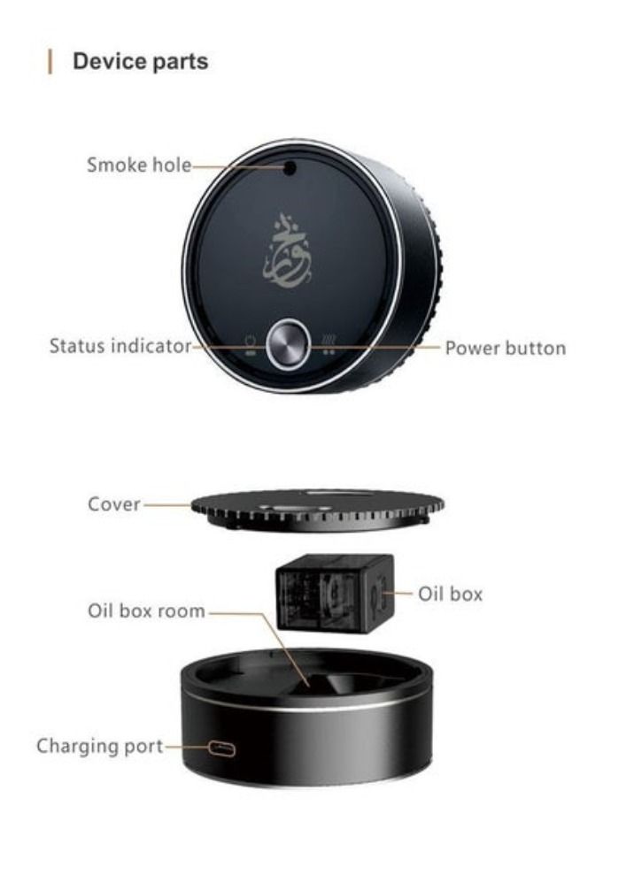 Bukhoor Bk21 Car Essential Oil Mabkhara Burner Oud Bukhoor - Buy Mabkhara,Car Mabkhara,Oud Bukhoor - Image 3