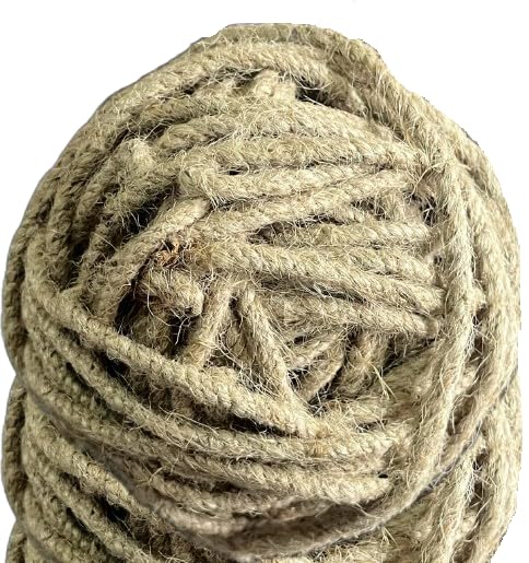 Awadh 3Ply Twisted Burlap String Natural Ribbon Jute Twine Rope Toy Gift 4mm 200 Feet 60 Meters - Image 3