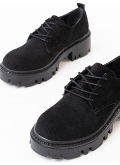 868-754 Black Suede Lace-Up Daily High-Sole Loafer Shoes - pzsku/ZA2EF811B43DCE5831795Z/45/_/1730571402/8320f208-4f16-4e98-881e-9ba603e0521c