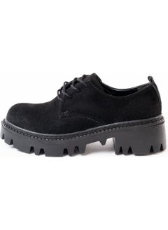 868-754 Black Suede Lace-Up Daily High-Sole Loafer Shoes - pzsku/ZA2EF811B43DCE5831795Z/45/_/1730571459/d83e2471-bb2a-4fca-8eaa-ac8abc54e644