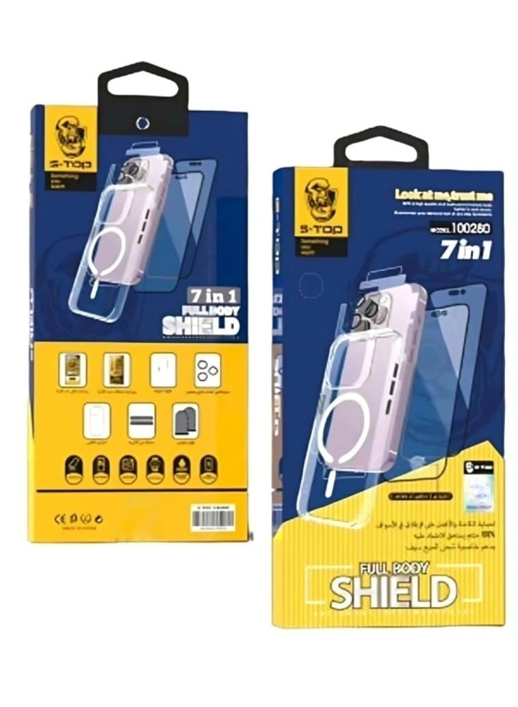 اس-توب حزمة الحماية المتكاملة 7 في 1 لهاتف آيفون 14 - Image 1