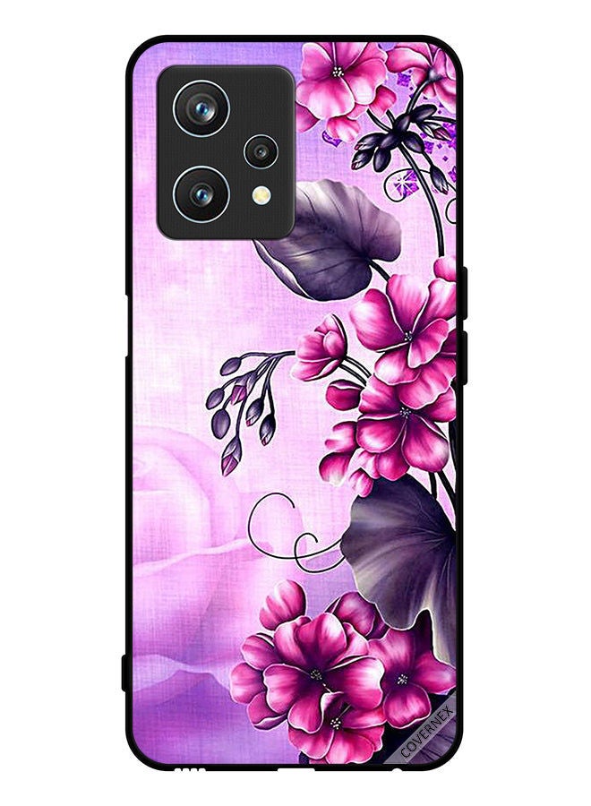 Covernex Protective Case Cover For Realme 9 Pro Romantic Flowers Wallpaper - Image 1