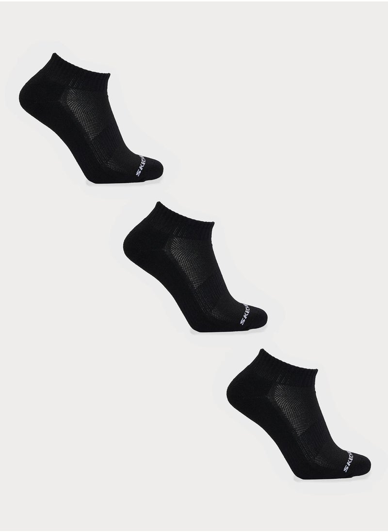 SKECHERS 3 Pack Quarter Crew Socks  - Image 1