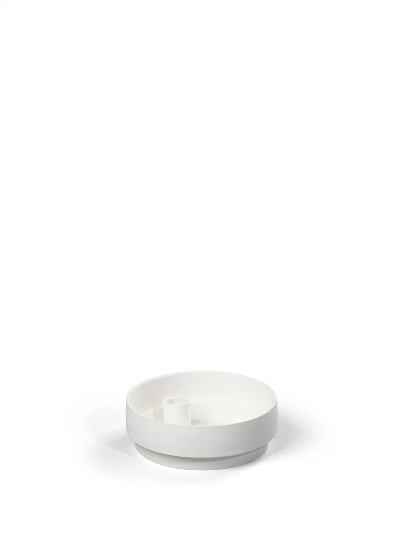 Aery Living Aery Living Orbital Step White Medium Candle Holder