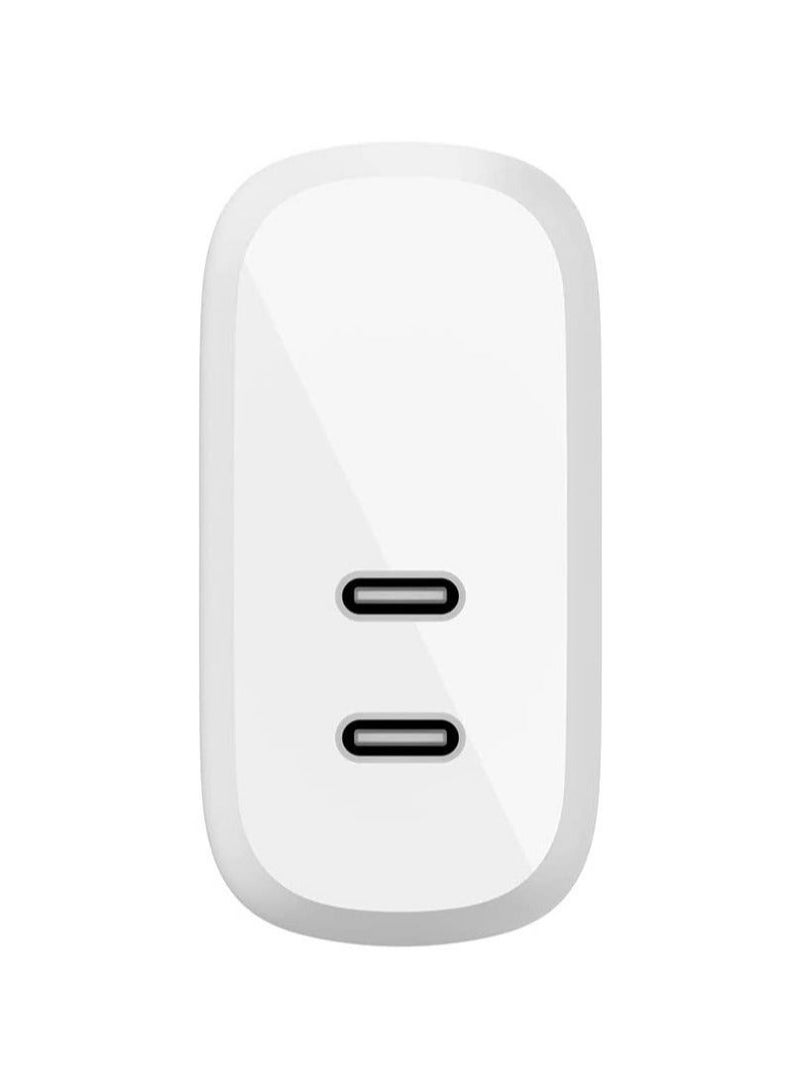 35W Dual Ports Fast Charging USB-C+C Power Adapter USB-C To Lightning Cable For Apple iPhone 14 13 Series - Image 2