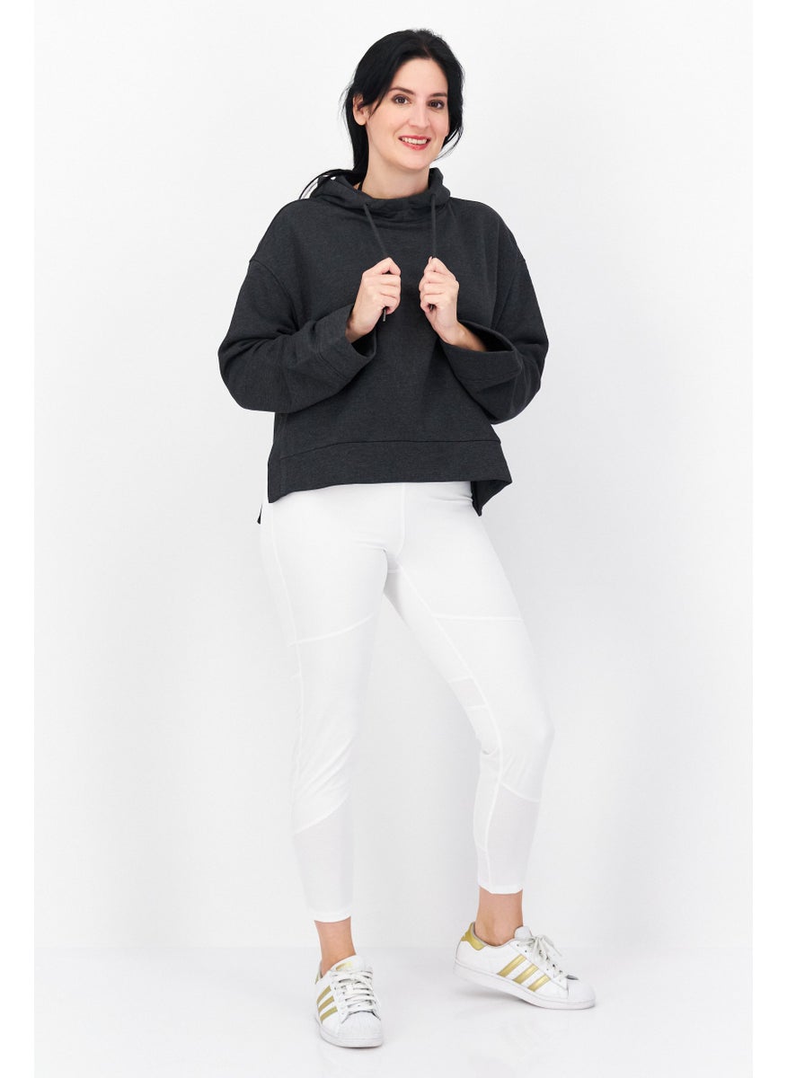 Women Hooded Solid Long Sleeve Hoodies, Charcoal - pzsku/ZA2EFBF1556A67550E883Z/45/_/1724351111/005063f2-5bf8-4278-94c7-754357f25d57