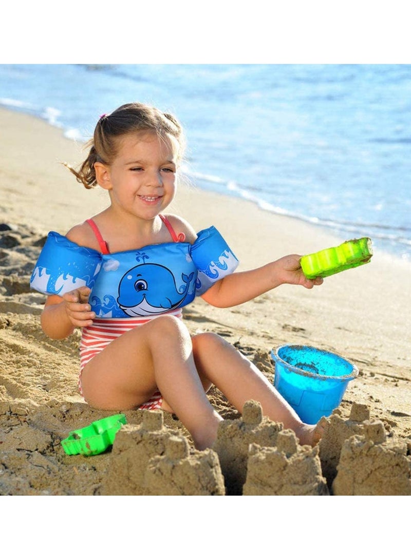 SOLARAE Swimming Float Vest for Kids Toddler Aids Arm Floaties 2-6 Year Old 14-25KG Learning to Swim - Image 5