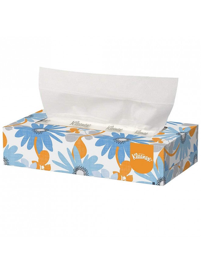 Kimberly-Clark Kleenex 21606BX White Facial Tissue, 2-Ply, White, Pop-Up Box (Box of 125 Tissues) - Image 2