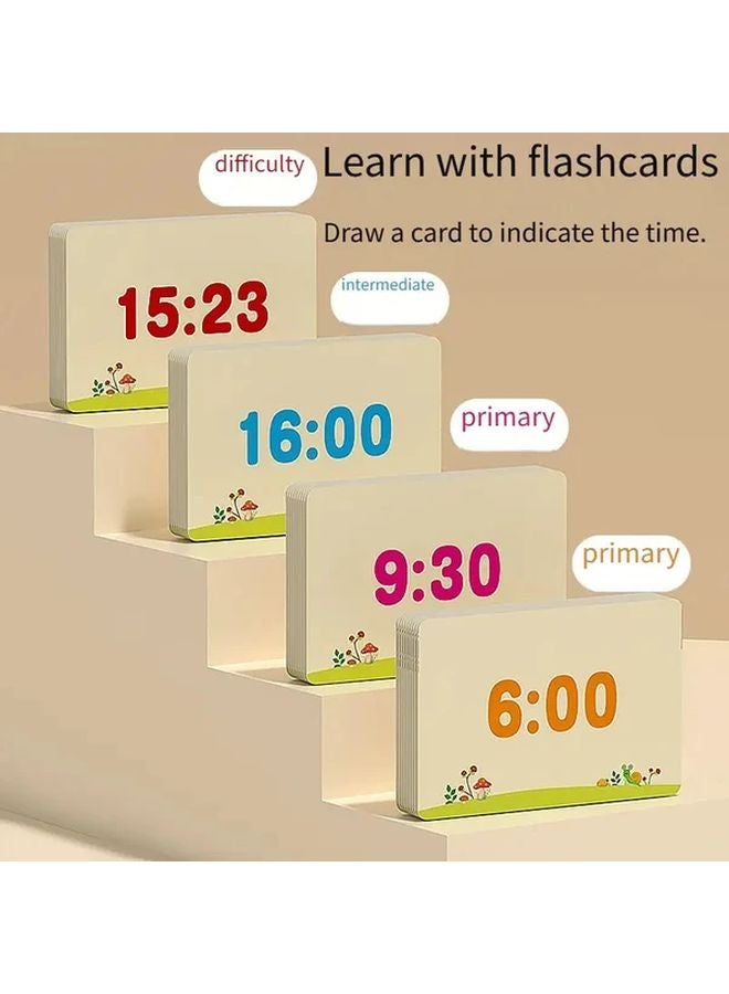 Squirrel Wooden Clock Model For Math And Cognitive Skills Development Time Teaching Toy - Image 5