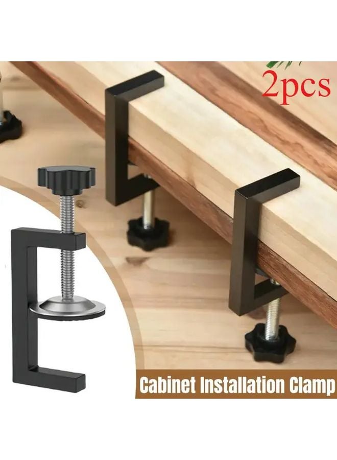 2pcs Heavy Duty G Type Metal Clamp Adjustable Jaw Portable Woodworking Tool - Image 1