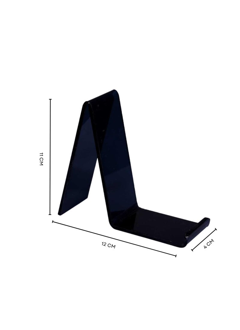 AJ LITE AJ Lite Acrylic Shoe Display Stand for Shop Milky White12 Smoky Black12 24PcsFootwear Display Stand  - Image 2