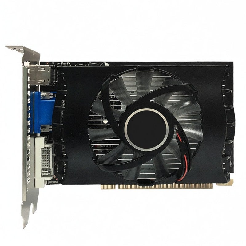 بطاقة رسومات Yeston GT730-4G D3 TA بتردد 902/1333 ميجاهرتز وذاكرة 4 جيجابايت / DDR3 / 64 بت ومخرجات HD+DVI+VGA للعمل المكتبي والألعاب - Image 1