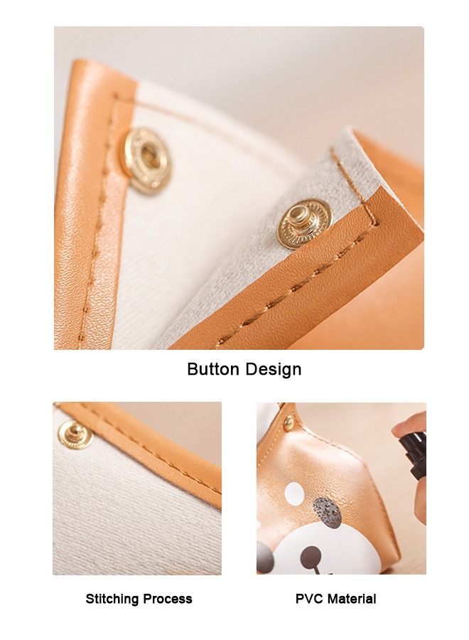 Shiba Inu Pattern PVC Leather Tissue Box, Rectangular Cartoon Tissue Box, PU Leather Cosmetic Bag - Image 3