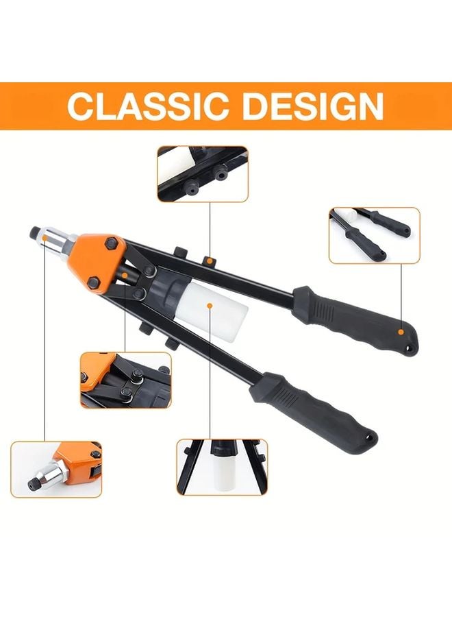 5 In 1 Heavy Duty Manual Rivet Gun Set With 5 Interchangeable Heads 250 Rivets - Image 5