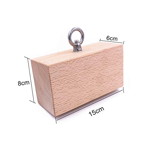 Lights Mountain Wooden Pinch Block Grip Hand Grip Workout Climbing Power Grip Forearm Finger Exerciser Strength Training Strengthener Equipment - Image 3
