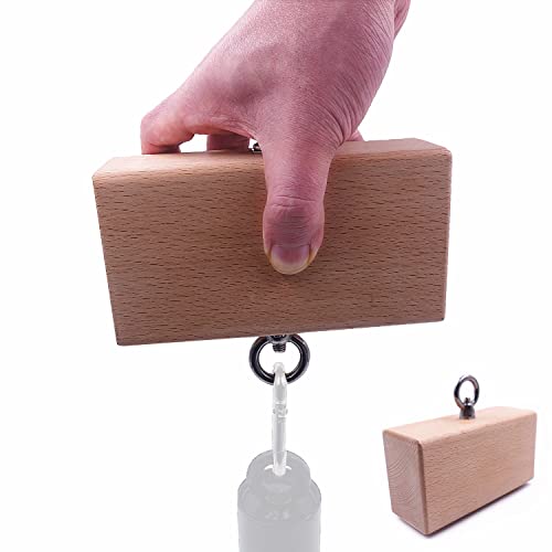 Lights Mountain Wooden Pinch Block Grip Hand Grip Workout Climbing Power Grip Forearm Finger Exerciser Strength Training Strengthener Equipment - Image 1