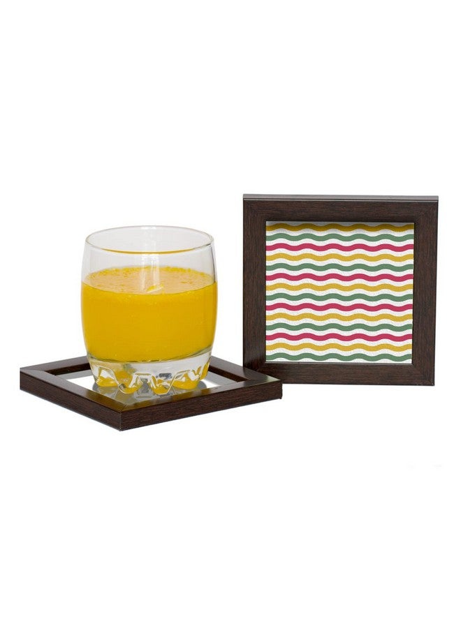 Paper Plane Design Tea Coffee Coaster Set Wooden Decorative Coasters Set. Home and Office Wooden Coasters Design 881 - Image 3