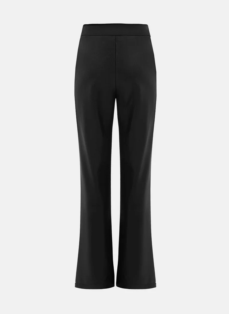 Lichi Flared eco-leather trousers