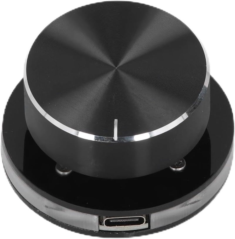 دبوفير عجلة تحكم في مستوى الصوت عبر USB، عجلة تحكم صوتي متعددة الوسائط مزودة بضوء RGB، عجلة تحكم في مستوى الصوت للكمبيوتر، مع وظيفة إيقاف التشغيل بضغطة زر واحدة، وحدة تحكم خارجية للوسائط من نوع C - Image 1