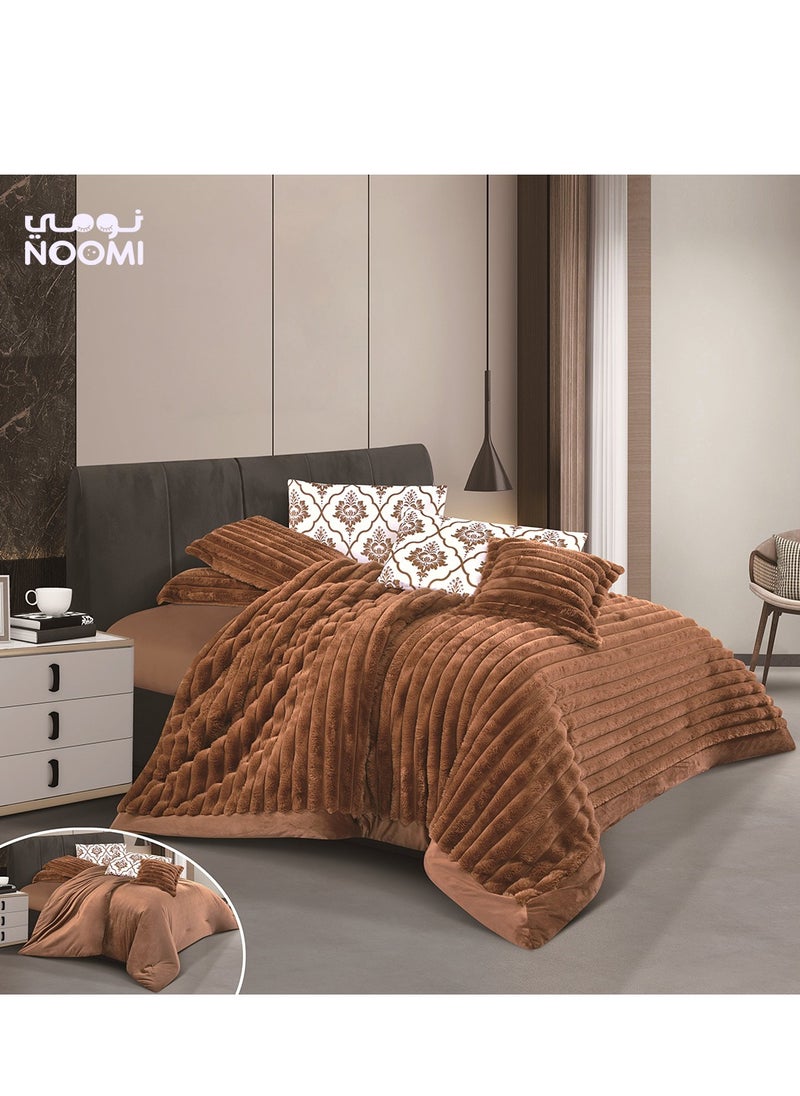Noomi EYLAF Bedding Set 5-Piece Comforter Velvet Single Size 230X170  - Image 1