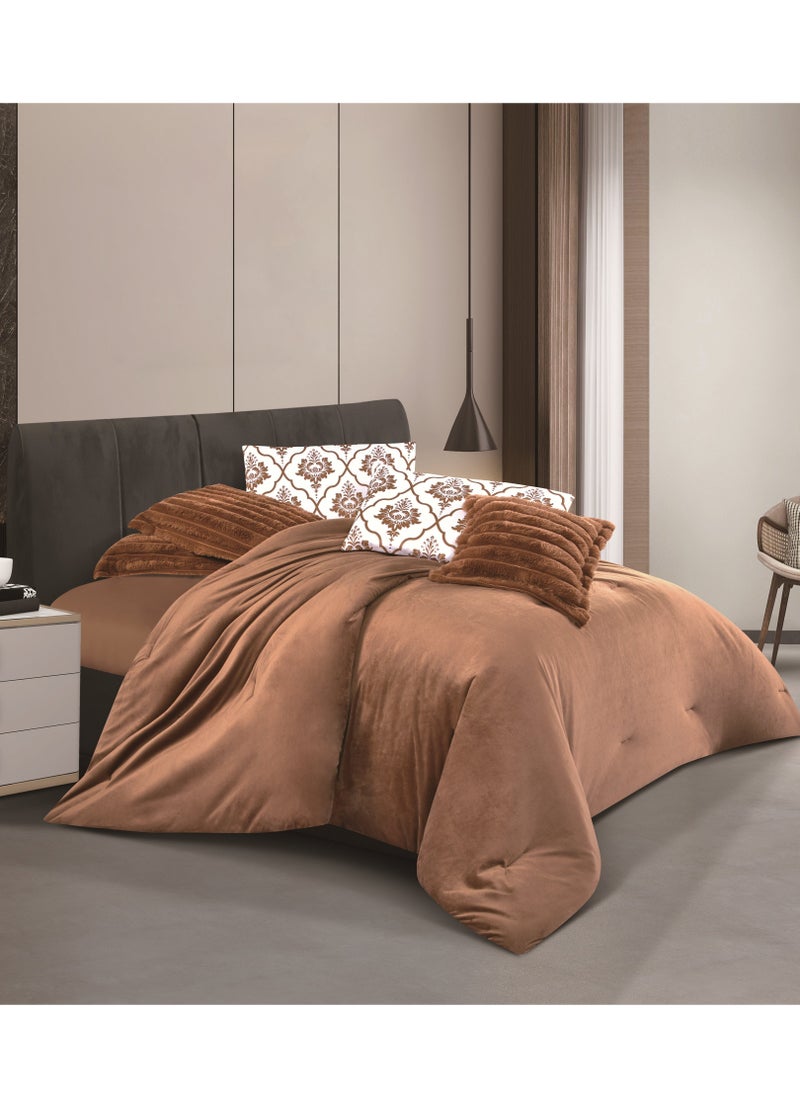 Noomi EYLAF Bedding Set 5-Piece Comforter Velvet Single Size 230X170  - Image 2